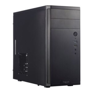 Fractal Design Core 1100 Case, Micro ATX, Brushed Aluminium-look, 350mm GPU Support, USB 3.0, 1 Fan - Image 1