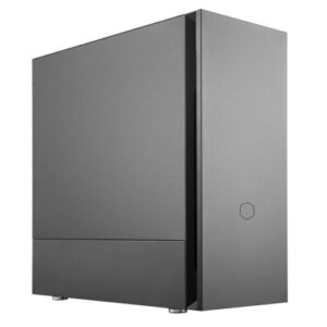 Cooler Master Silencio S600 Gaming Case w/ Steel Sides, ATX, 2x Silencio Fans, Sound Dampening, Card Reader, Black - Image 1
