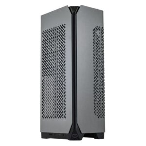 Cooler Master NCORE 100 MAX Gaming Case, Mini ITX, Extendable Width, 120mm AIO Cooler & 850W PSU Included, 4-Slot GPU Support, USB-C, Dark Grey - Image 1