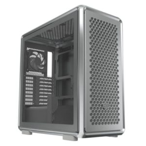 Cooler Master MasterFrame 600 Modular Open-Frame ATX Case w/ Glass Side, 4x ARGB Fans, FreeForm 2.0 Exo-Structure, USB-C 20Gbps, Silver