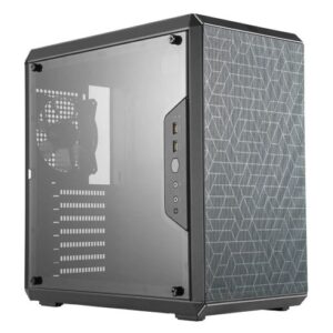 Cooler Master MasterBox Q500L Gaming Case w/ Acrylic Window, ATX, Modular Design, 120mm Fan, Movable I/O Panel, Black - Image 1
