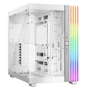 Be Quiet! Light Base 900 DX ARGB Gaming Case w/ Glass Front & Side, E-ATX, Invertible, 3M ARGB Strip & Controller, USB-C, Asus BTF Compatible, White - Image 1
