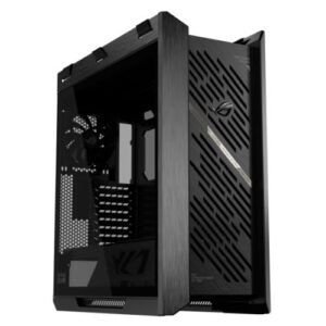Asus ROG Strix Helios II Gaming Case w/ Glass Windows, E-ATX, 4x Fans, GPU Braces, USB-C 20Gbps, Fan/RGB Control Buttons, Carry Handles, Black