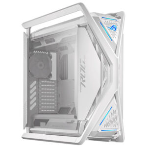Asus ROG Hyperion GR701 Gaming Case w/ Glass Windows, E-ATX, 4x 140mm Fans, Dual 420mm Radiator Support, USB-C (60W FC), Fan Hub & Lighting Panel, White - Image 1