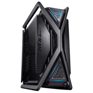 Asus ROG Hyperion GR701 BTF Gaming Case w/ Glass Windows, E-ATX, 4 Fans, Dual 420mm Radiator Support, USB-C (60W FC), Fan Hub & Lighting Panel, Advanced BTF Design, Black - Image 1