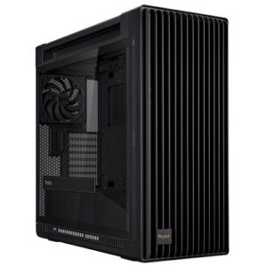 Asus ProArt PA602 Gaming Case w/ Glass Side, E-ATX, Front Grill, 2x 200mm Fans, IR Dust Indicator, USB-C 20Gps, Black