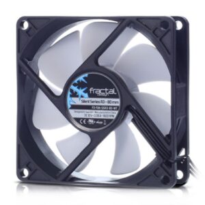 Fractal Design Silent Series R3 80mm Case Fan, 7 Blades, Rifle Bearing, 1600 RPM - Image 1