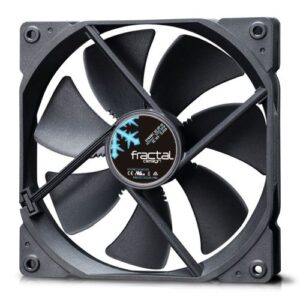 Fractal Design Dynamic X2 GP-14 140mm Case Fan, Long Life Sleeve Bearing, Counter-balanced Magnet, 1000 RPM, Black - Image 1