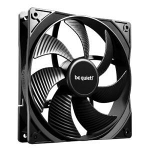 Be Quiet! BL107 Pure Wings 3 140mm Case Fan, Rifle Bearing, Black, 1200 RPM, Ultra Quiet - Image 1