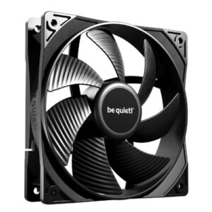 Be Quiet! BL104 Pure Wings 3 120mm Case Fan, Rifle Bearing, Black, 1600 RPM, Ultra Quiet - Image 1