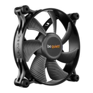 Be Quiet! (BL085) Shadow Wings 2 120mm PWM Case Fan, Rifle Bearing, 1100 RPM, Black - Image 1