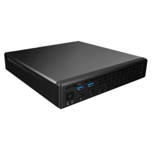 Asrock Jupiter X300 Mini Desktop Barebone PC, AMD AM4 (65W), DDR4 SO-DIMM, 2.5", M.2, VGA, HDMI, DP, USB-C, VESA - No CPU, RAM, Storage or O/S - Image 1
