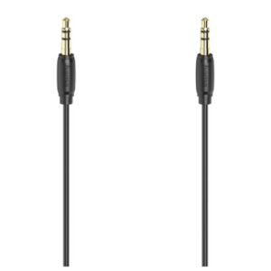 Hama 3.5mm Jack Stereo Cable, Male to Male, Gold-Plated, Ultra-thin, 3 Metre - Image 1