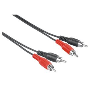 Hama 2x RCA Plugs to 2x RCA Plugs, 2.5 Metre - Image 1