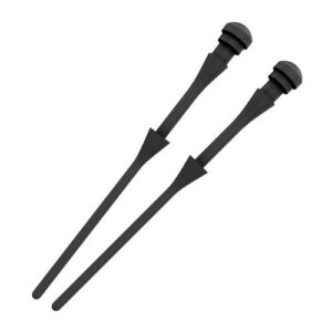 Akasa Black Rubber Case Fan Pins, Anti-Vibration & Resonance, 60-Pack - Image 1