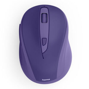 Hama WM-400 Compact Wireless Optical Mouse, 6 Buttons, 800-1600 DPI, Blue