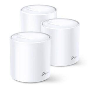 TP-LINK (DECO X20) Whole Home Mesh Wi-Fi 6 System, 3 Pack, Dual Band AX1800, OFDMA & MU-MIMO - Image 1