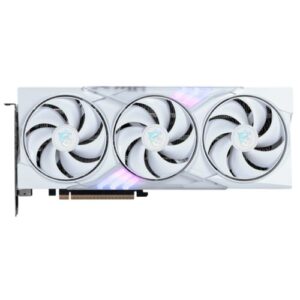 MSI RTX5060 TI 16G GAMING TRIO OC WHITE, PCIe5, 16GB DDR7, HDMI, 3 DP, 2662MHz Clock, RGB Lighting, Overclocked - Image 1