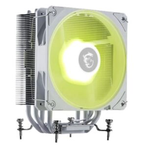 MSI MAG COREFROZR AA13 ARGB Heatsink & Fan, Intel & AMD, Compact, CycloBlade7 Design, 4x Heatpipes, 240W TDP, White