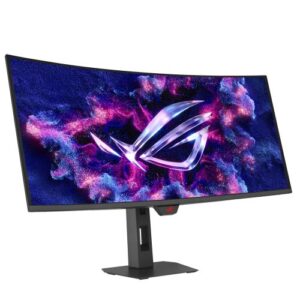 Asus 34" ROG Strix Curved Ultra-Wide QD-OLED Gaming Monitor (XG34WCDG), 3440 x 1440, 0.03ms, USB Hub, 175Hz, Neo Proximity Sensor, VESA